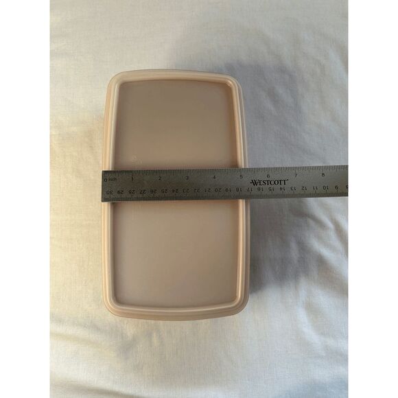 Tupperware Deli/Lunch Box Set of Two 816-13, Paprika Very Nice/ Clean, Storage - Picture 7 of 8